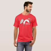 おもしろいな猫の猫の鳴き声のTシャツ9 Tシャツ (正面フル)