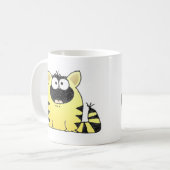 おもしろいな猫の驚き コーヒーマグカップ (正面左)