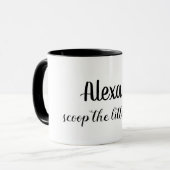 おもしろいな猫は猫好きのマグを襲います マグカップ (正面左)