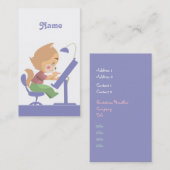 おもしろいな猫デザイナー 名刺 (正面/裏面)