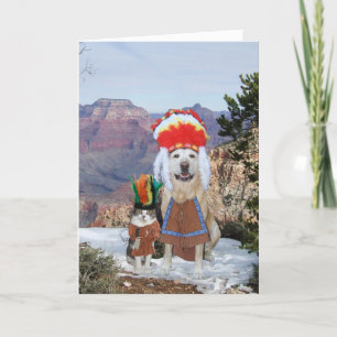 おもしろいな猫及び犬または実験室の責任者の誕生日 カード