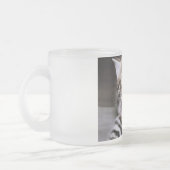 おもしろいな猫 フロストグラスマグカップ (左)