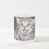 おもしろいな猫 フロストグラスマグカップ (中央)