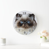 おもしろいな猫 ラージ壁時計 (ホーム)