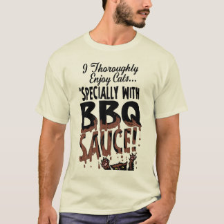 おもしろいな猫BBQ Tシャツ