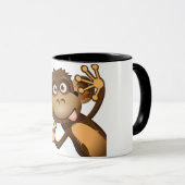 おもしろいな猿のマグ マグカップ (正面右)