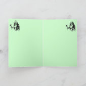 おもしろいな猿の幸せな母の日カード カード (内部)