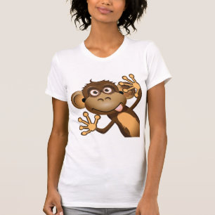 おもしろいな猿レディースTシャツ Tシャツ
