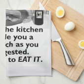 おもしろいな男女同権主義者は私にサンドイッチをします キッチンタオル (四つ折り)