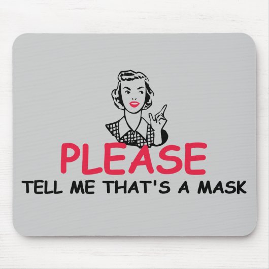 おもしろいな皮肉 マウスパッド (正面)