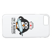 おもしろいな看護のiPhone 7の場合|のかわいいペンギンのナース Case-Mate iPhoneケース (裏面(横))