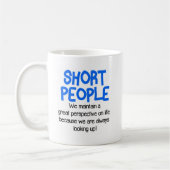 おもしろいな短い人々 コーヒーマグカップ (左)