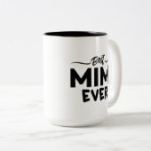 おもしろいな祖母-ベストMimiの常に祖母の引用文 ツートーンマグカップ (正面右)