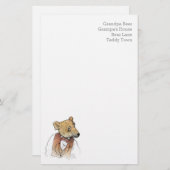 おもしろいな祖父くまのカスタム 便箋 (正面/裏面)