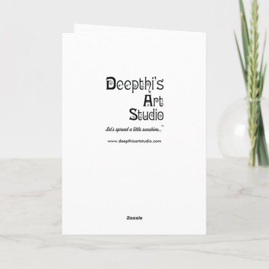 おもしろいな祝い カード (裏面)