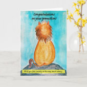 おもしろいな祝い カード (黄色い花)