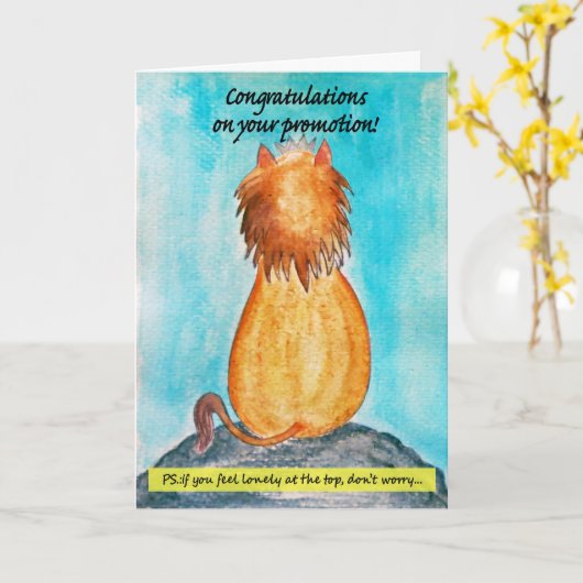 おもしろいな祝い カード (黄色い花)