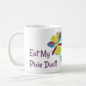 おもしろいな私の妖精の塵の妖精を食べて下さい コーヒーマグカップ (左)