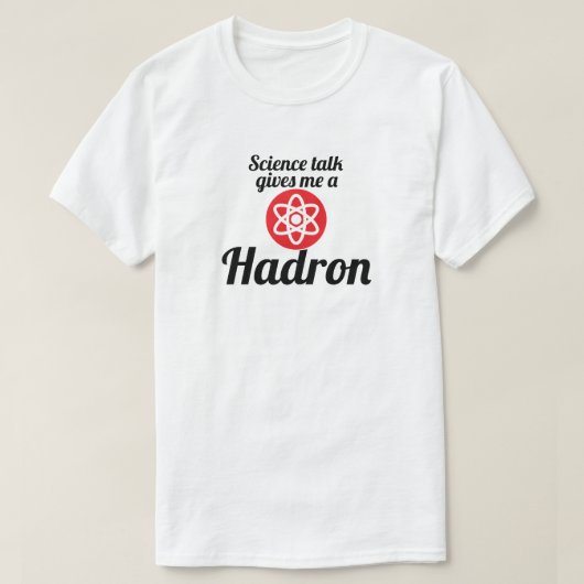 おもしろいな科学の話 Tシャツ (デザイン正面)