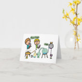 おもしろいな科学 カード (黄色い花)