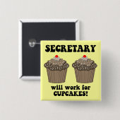 おもしろいな秘書 缶バッジ (正面&裏面)