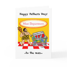 おもしろいな穴居人の漫画BBQ肉恋人の父の日