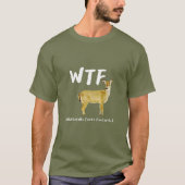 おもしろいな笑いWTFのオジロ鹿の好みの素晴らしいハンター Tシャツ (正面)