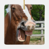 おもしろいな笑う馬 セラミックオーナメント (裏面)