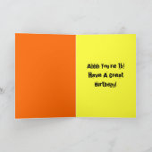 おもしろいな第16誕生日プレゼント! カード (内部)