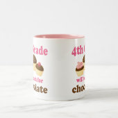 おもしろいな第4等級の先生のマグ ツートーンマグカップ (中央)