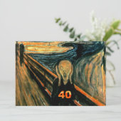 おもしろいな第40誕生日の招待状 招待状 (スタンド正面)