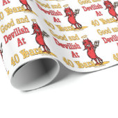 おもしろいな第40誕生日プレゼント ラッピングペーパー (ロールコーナー)