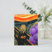 おもしろいな第40誕生日 ポストカード (スタンド正面)