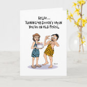 おもしろいな第48誕生日 カード (黄色い花)