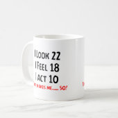 おもしろいな第50ユニークなデザイン コーヒーマグカップ (正面左)