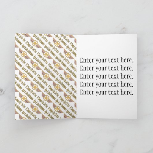 おもしろいな第90誕生日プレゼント。 年齢は下着のようです カード (内部)