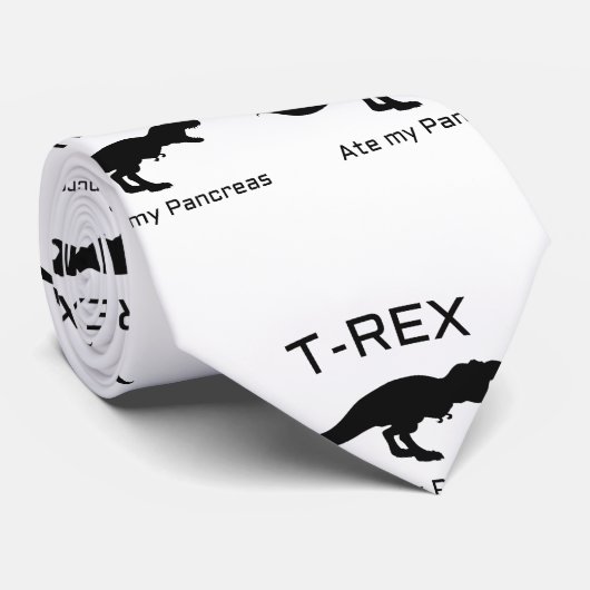 おもしろいな糖尿病のTレックスは私の膵臓を食べました ネクタイ (ロール)