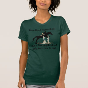 おもしろいな純血種の馬の人々のユーモア Tシャツ