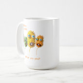 おもしろいな細菌のマグ コーヒーマグカップ (正面左)