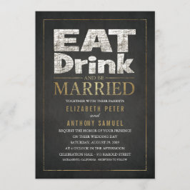 おもしろいな結婚式招待状は飲み物をです結婚した食べます 招待状