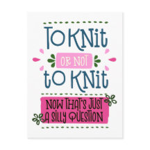 -おもしろいな編み物の発言を編まないため編むか、または