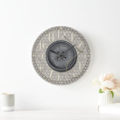 おもしろいな繕いそれ裁縫部屋 ラージ壁時計 (ホーム)