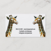 おもしろいな美容師の美容師の美容師 名刺 (裏面)