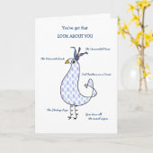 おもしろいな羽-子供に対処して…そこにつるして下さい カード (黄色い花)