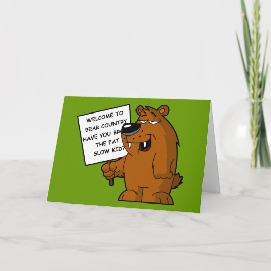 おもしろいな脂肪質の冗談 カード (正面)