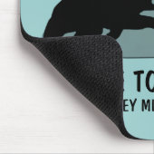 おもしろいな脂肪質の冗談 マウスパッド (コーナー)