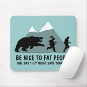 おもしろいな脂肪質の冗談 マウスパッド (マウス)