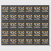 おもしろいな膝の取り替えのより古い灰色の毛の外科 ラッピングペーパー (フラット)