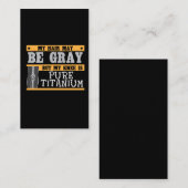 おもしろいな膝の取り替えのより古い灰色の毛の外科 名刺 (正面/裏面)