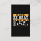 おもしろいな膝の取り替えのより古い灰色の毛の外科 名刺 (正面)